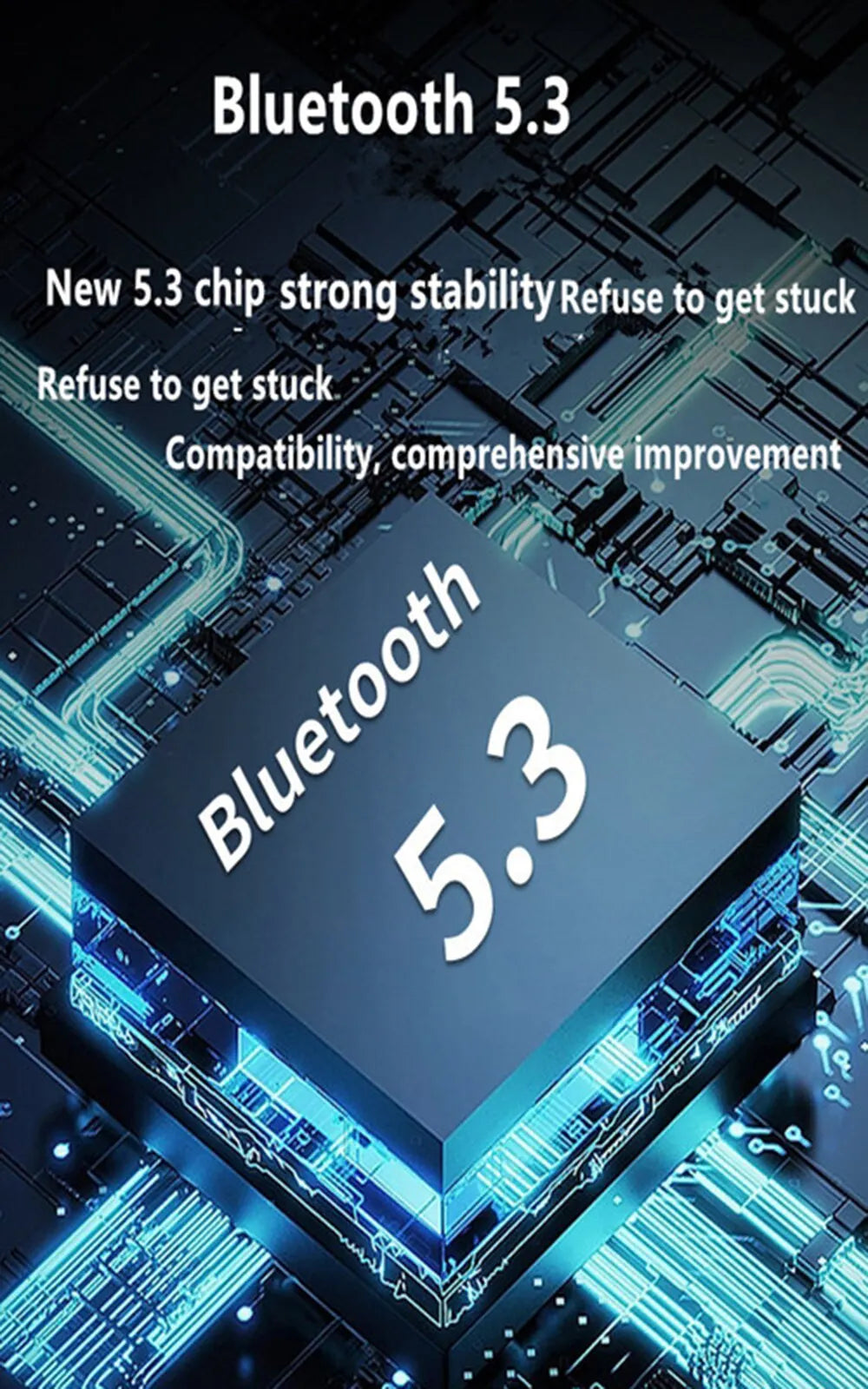 Ear-Clip Wireless Headsets TWS Bass Music Earring Bluetooth 5.3 Earphones Single Sport Headphone With Mic Touch Business Earbud