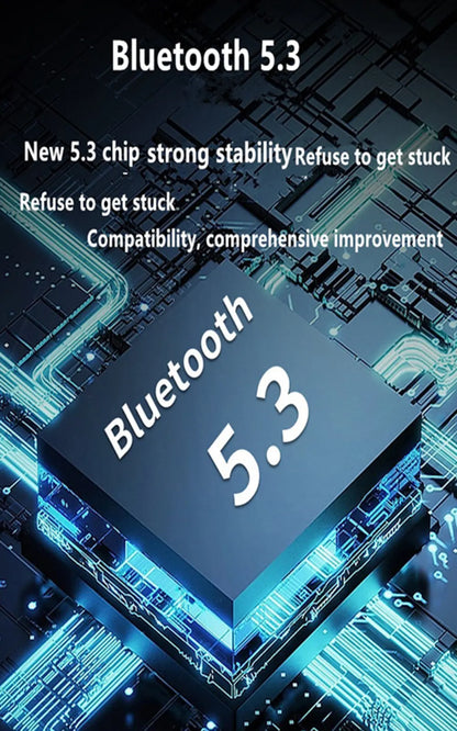 Ear-Clip Wireless Headsets TWS Bass Music Earring Bluetooth 5.3 Earphones Single Sport Headphone With Mic Touch Business Earbud