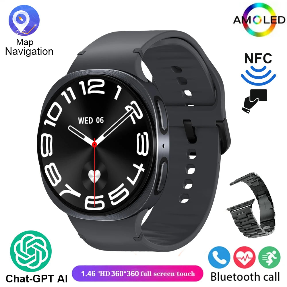 2025 New Smart Watch Series 8   Ultra-thin 1.46 inch Sport Watch Compass IP68 Waterproof Display Bluetooth Call GPS Smart Watch