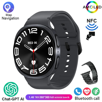 2025 New Smart Watch Series 8   Ultra-thin 1.46 inch Sport Watch Compass IP68 Waterproof Display Bluetooth Call GPS Smart Watch