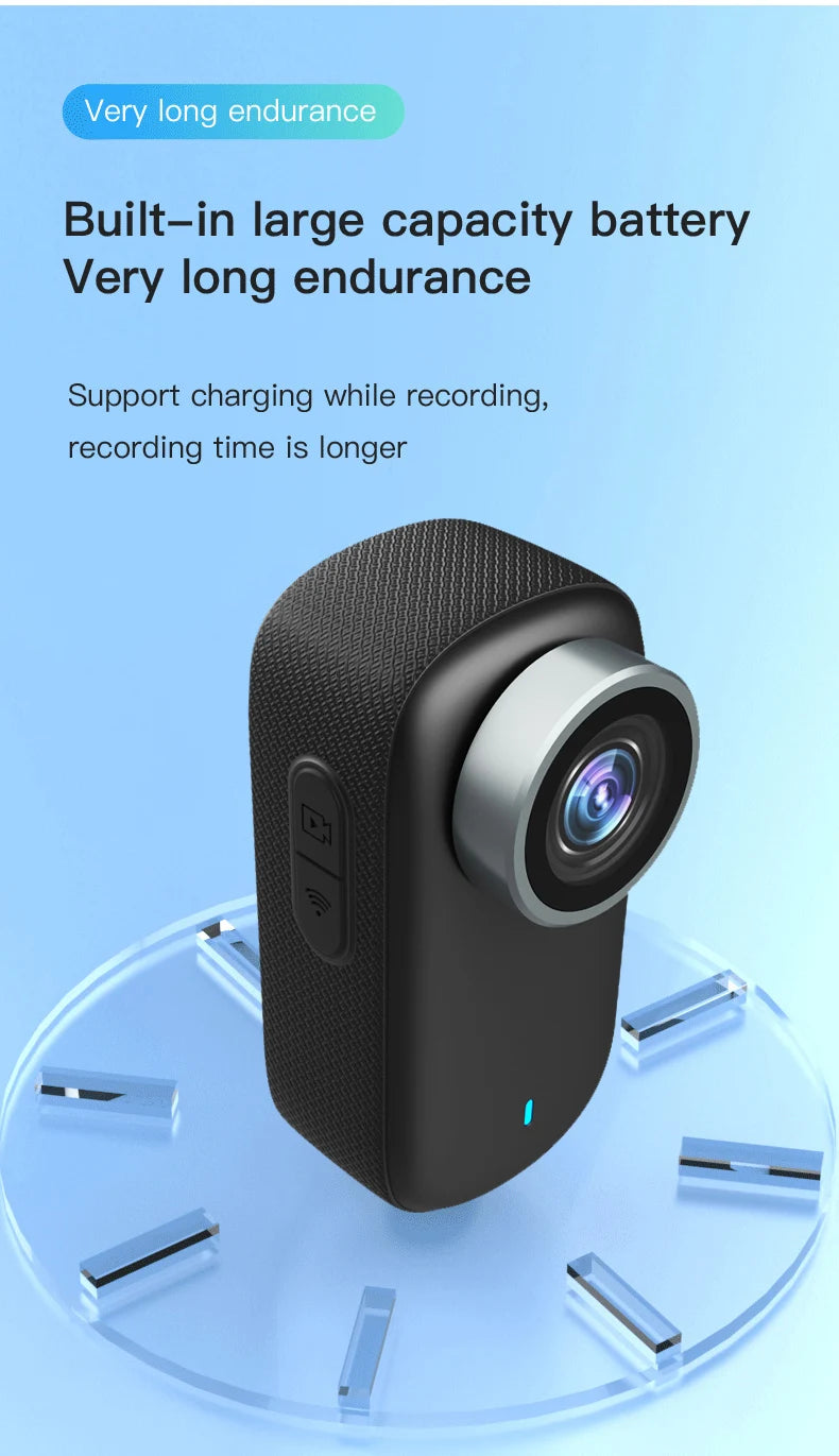 4K WiFi Thumb Sports Camera Motorcycle Bike Waterproof DV Cycling Recorder Magnetic Attraction Outdoor Portable Small Camcorder