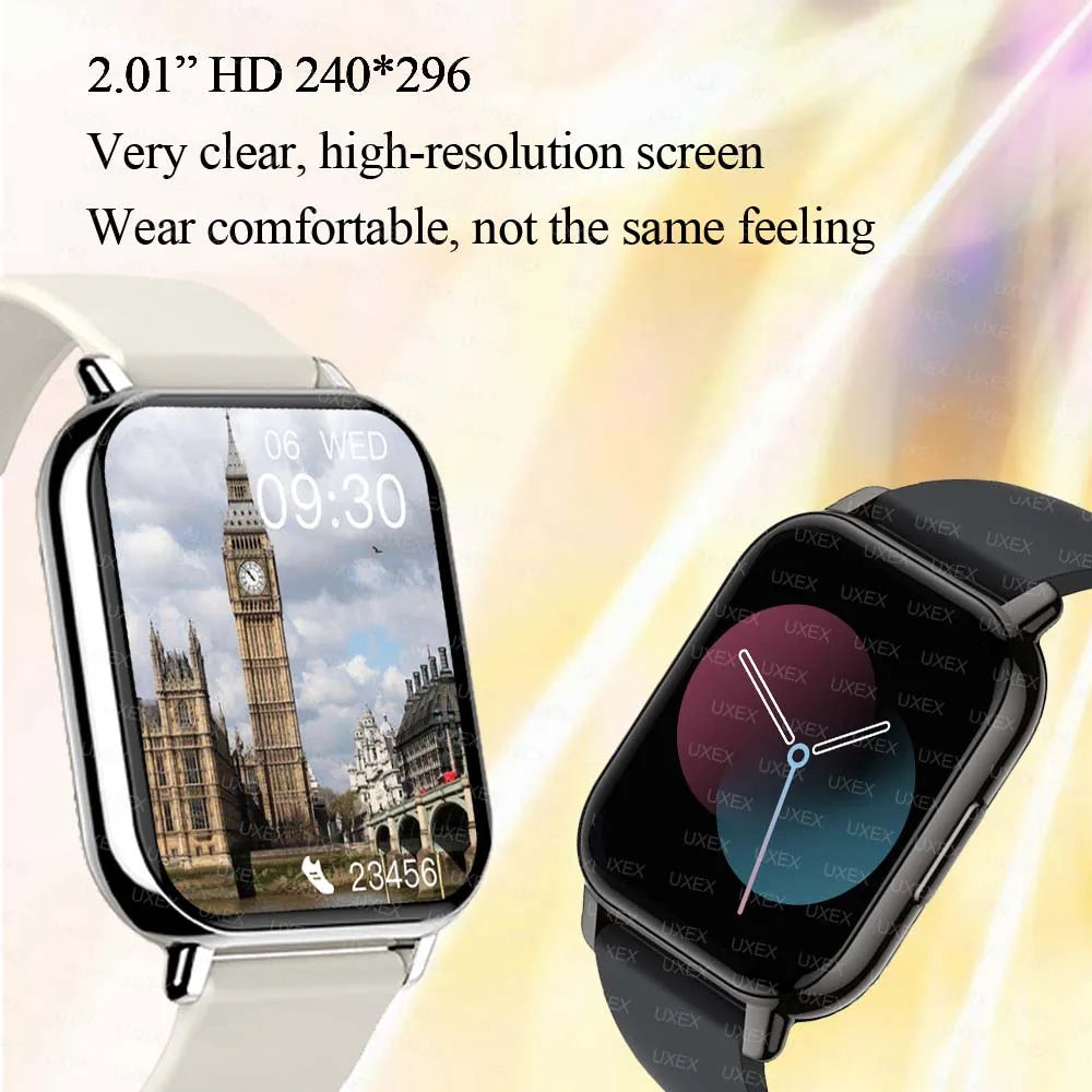 Fashion Smartwatch Men 1.83 HD Full Bluetooth Call Health Tracker Sports Making Ideal Gift Custom Photo Women Watches Exclusive