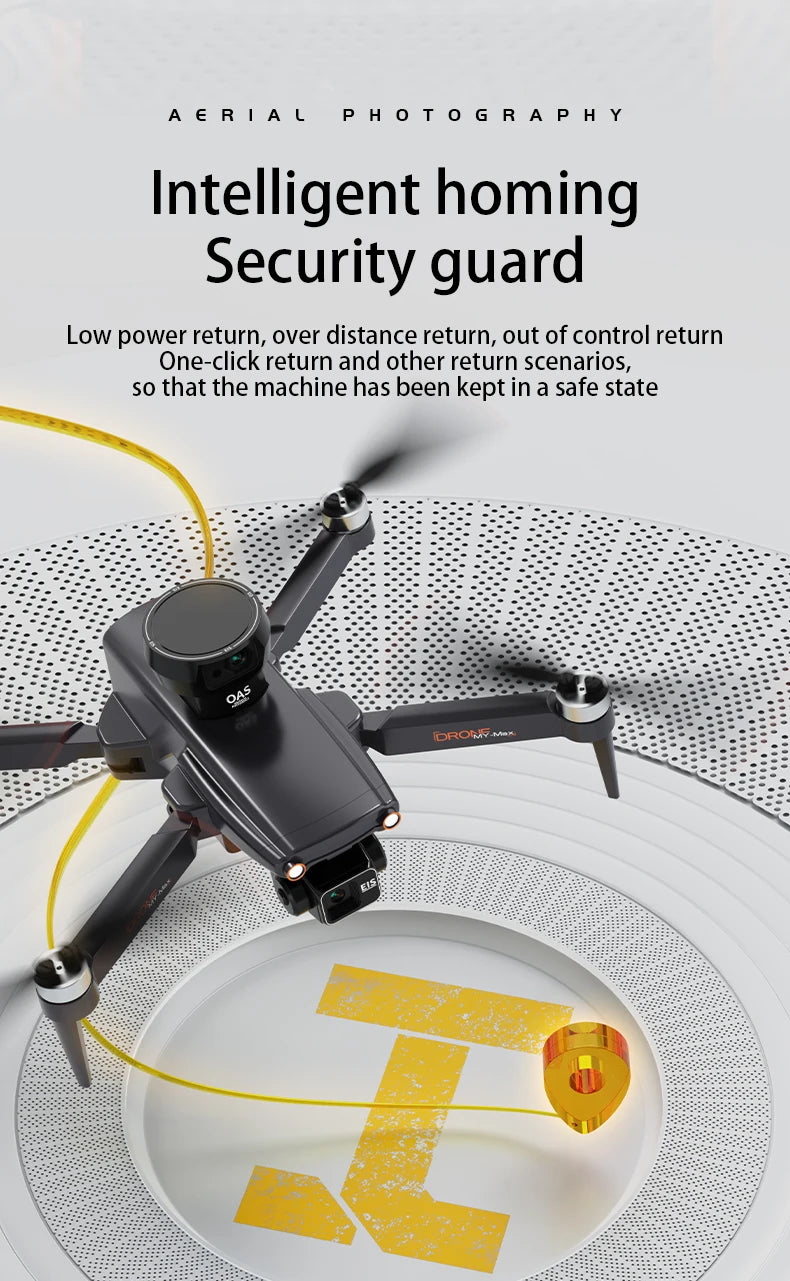 jjrc M105 3-axis Gimbal Screen Control relay version 4.5inch Remote Control Folding GPS Drone Brushless Obstacle Avoidance 8K HD