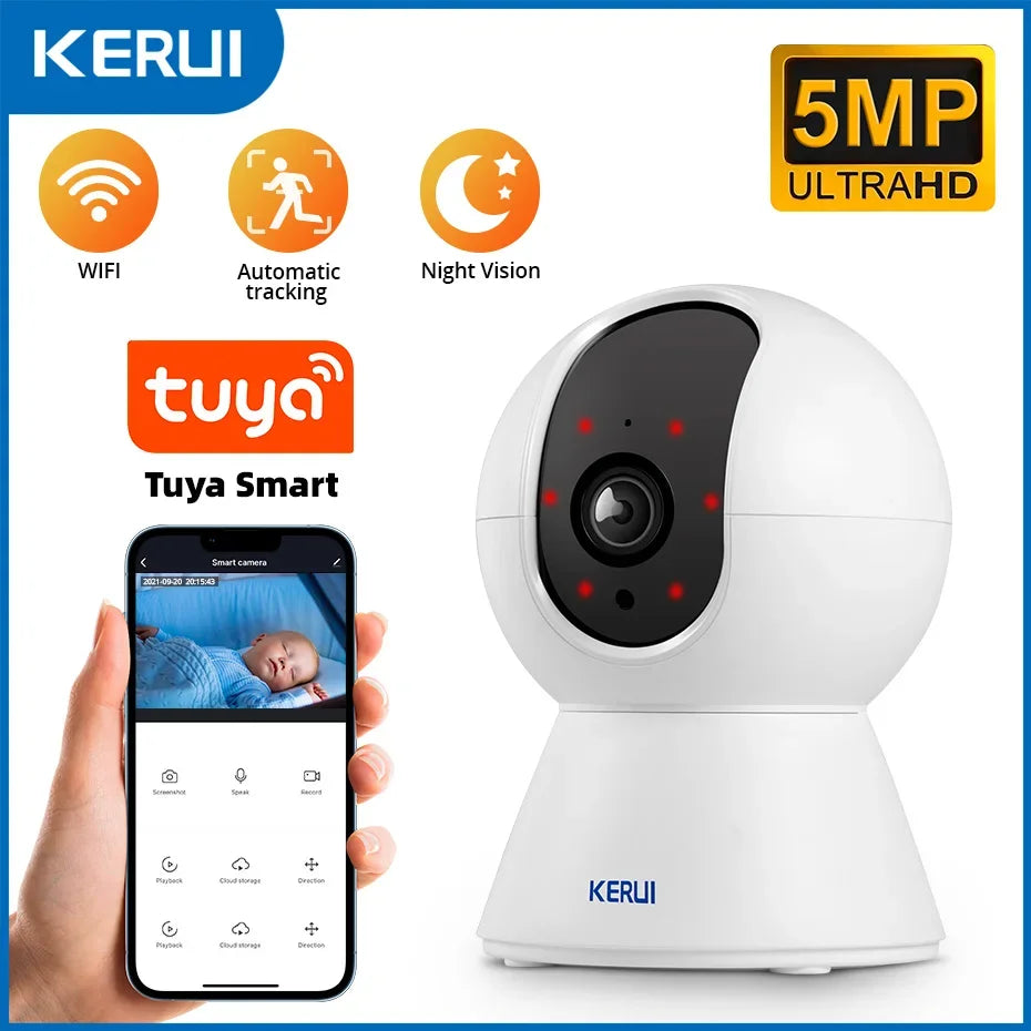 KERUI NEW 4G/WiFi Home Alarm System Tuya Smart Home Sesurity Alarm Wireless Burglary Protection PIR Motion Sensor APP Control