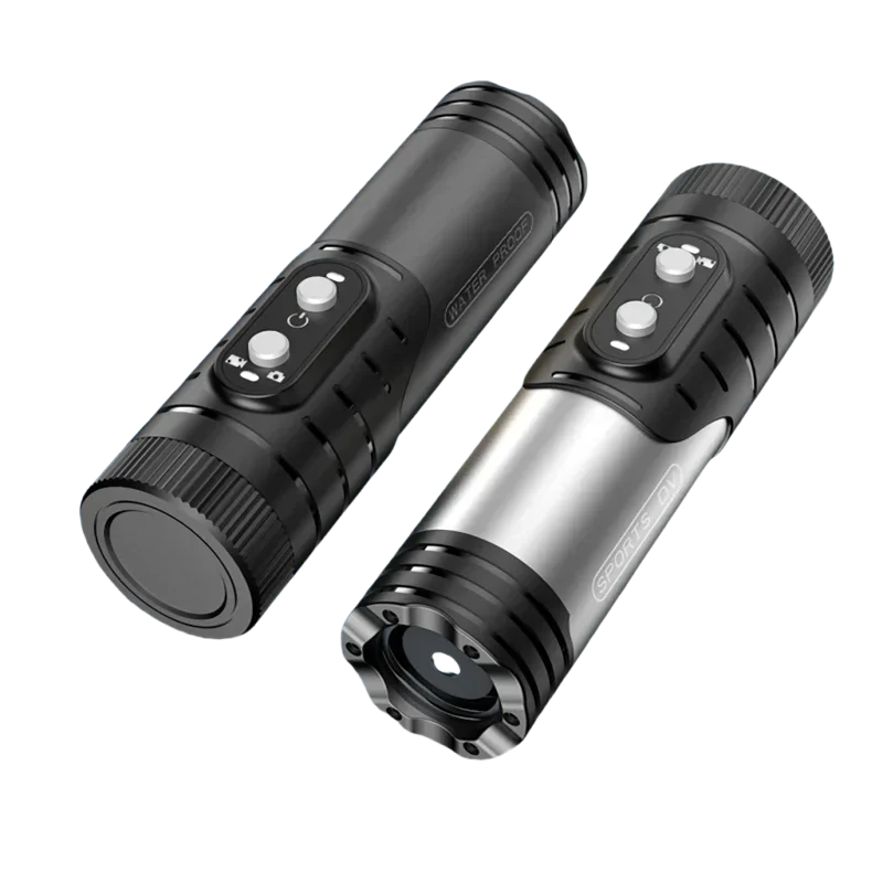 4K Mini Sport DV Action Sport Camera Flashlight Helmet Full HD 1080P Video Ideal Bodycam for Bike, Cycle, Motorcycle Camcorder