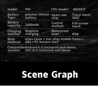 GPS Outdoor 1000mAh Battery Smartwatches Men 100+ Sports Mode Compass Heart Rate 3ATM Waterproof Bluetooth Call Smart Watch