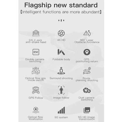 L200 PRO MAX GPS Drone with 2-axis Gimbal Professional Anti-shake 4K HD Camera FPV Drone 360° Obstacle Avoidance Quadcopter Toys