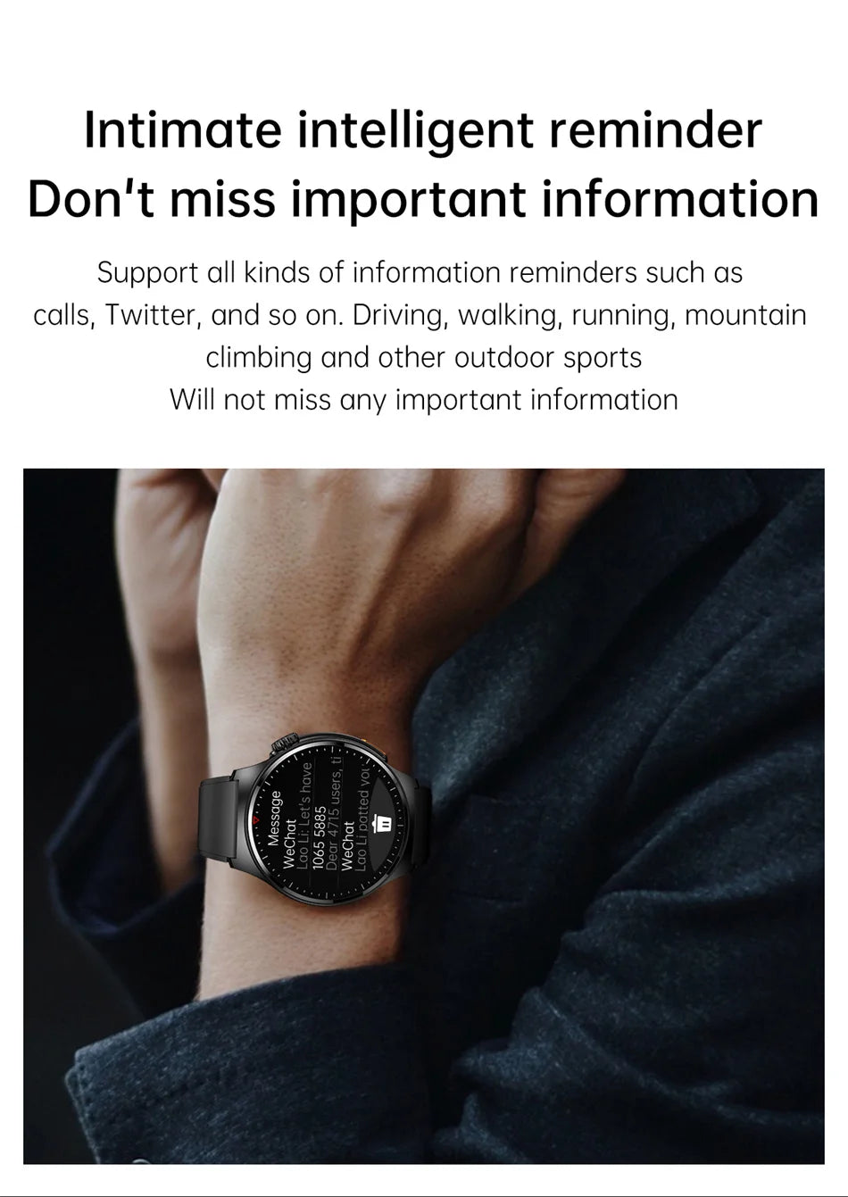 Men's Bluetooth Call Smart Watch GPS Sports NFC Health Monitoring Weather Data Waterproof Smartwatch 2025 New