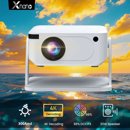 Digital Projector Android With Holder HD Video Smart Projector Outdoor with HDMI USB Wireless Connection for Home Cinema Out