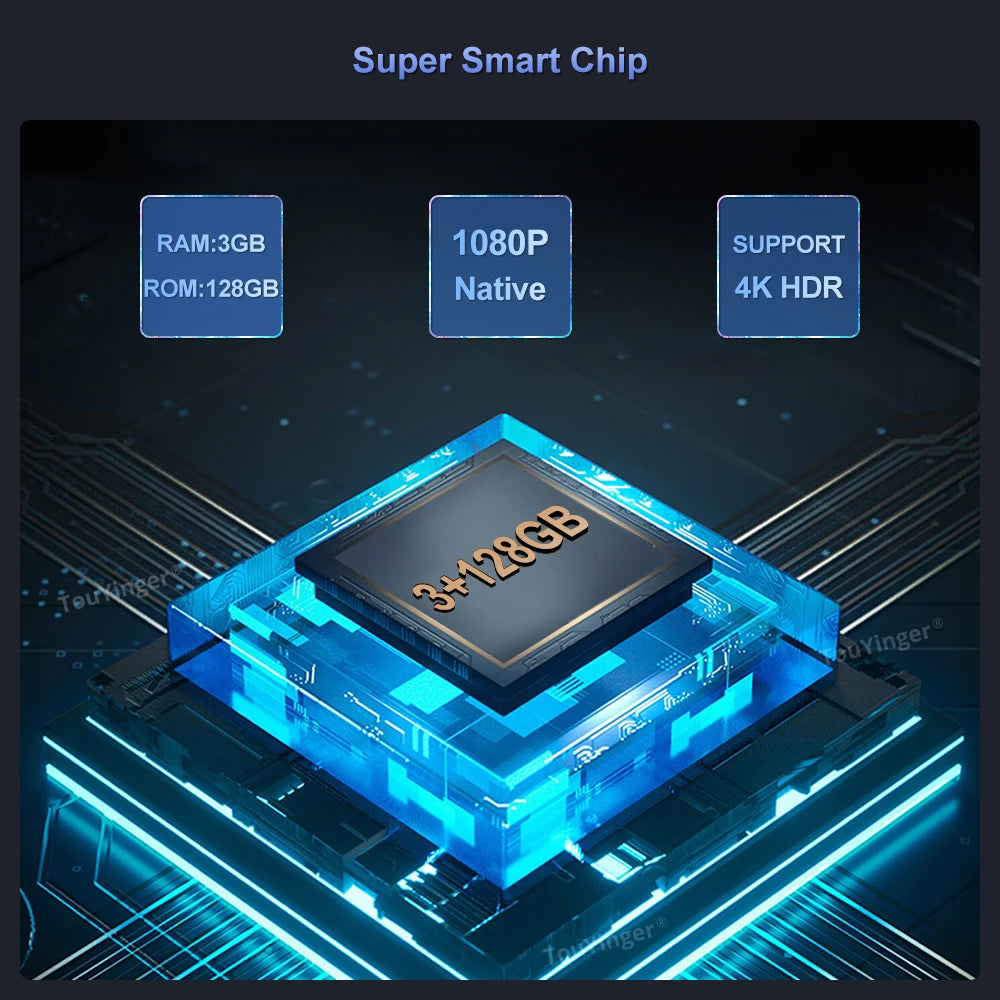 Touyinger Q12W PRO Full HD 1080P Projector 4K 2800 ANSI Android 12 Cinema Beam Projector for Home Education Conference Video