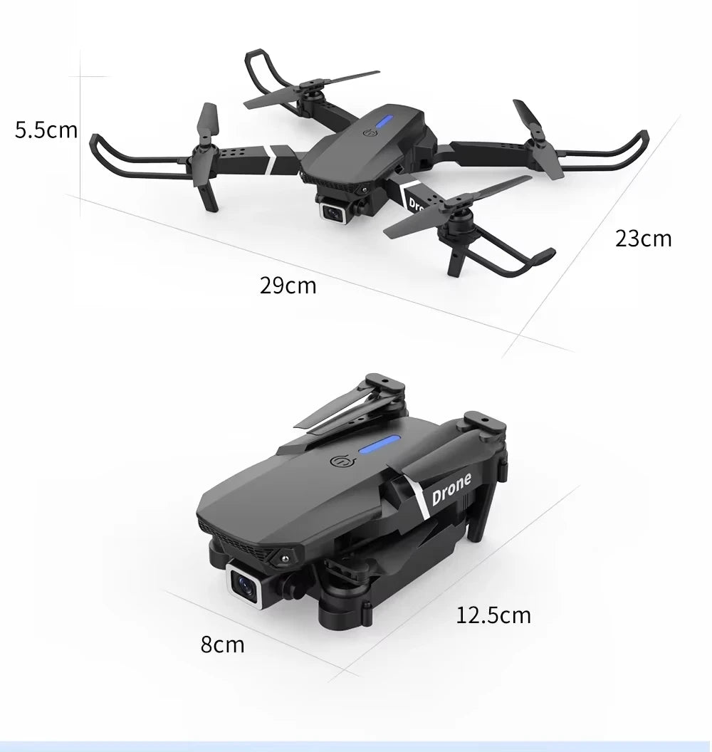 ForXiaomi Mijia E88PRO Drone 8K 5G HD Dual Camera Aerial Photography Remote control screen display Control Aircraft Quadcopter