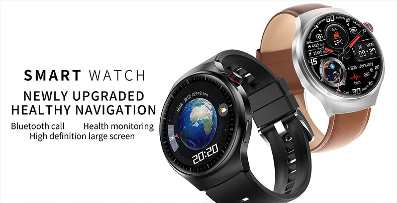 2025 New Men Smart Watch NFC Watch S10 Pro GPS 360*360 HD Screen AMOLED Heart rate BT Call Health Monitoring Women Smartwatches