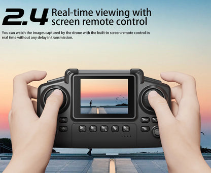 E99 Air Screen Control Drone Professional Wide RC Dron HD 4K Camera Foldable Helicopter Aircraft Quadcopter Drone Kid Gift Toys