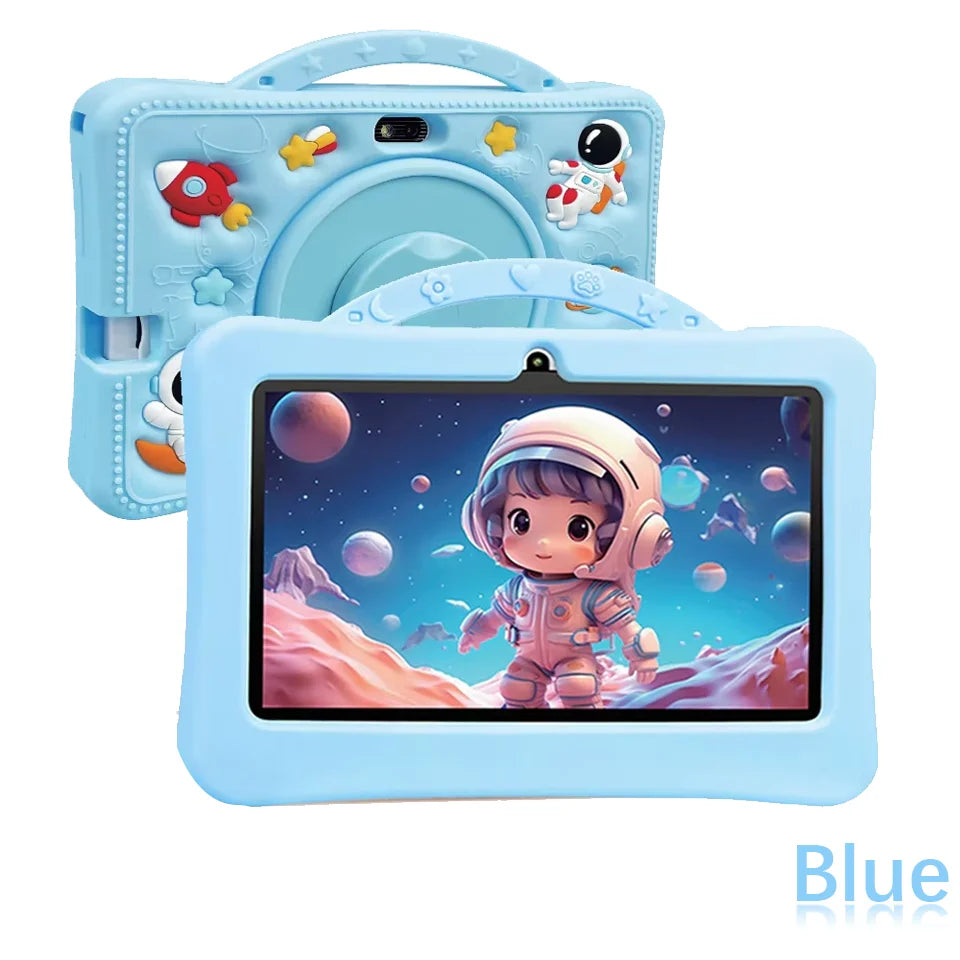 2025 New Cartoon Pattern Kids Tablet 7 Inch 4GB RAM 128GB ROM 3200mAh Android Learning Education Games Tablets Children's Gifts