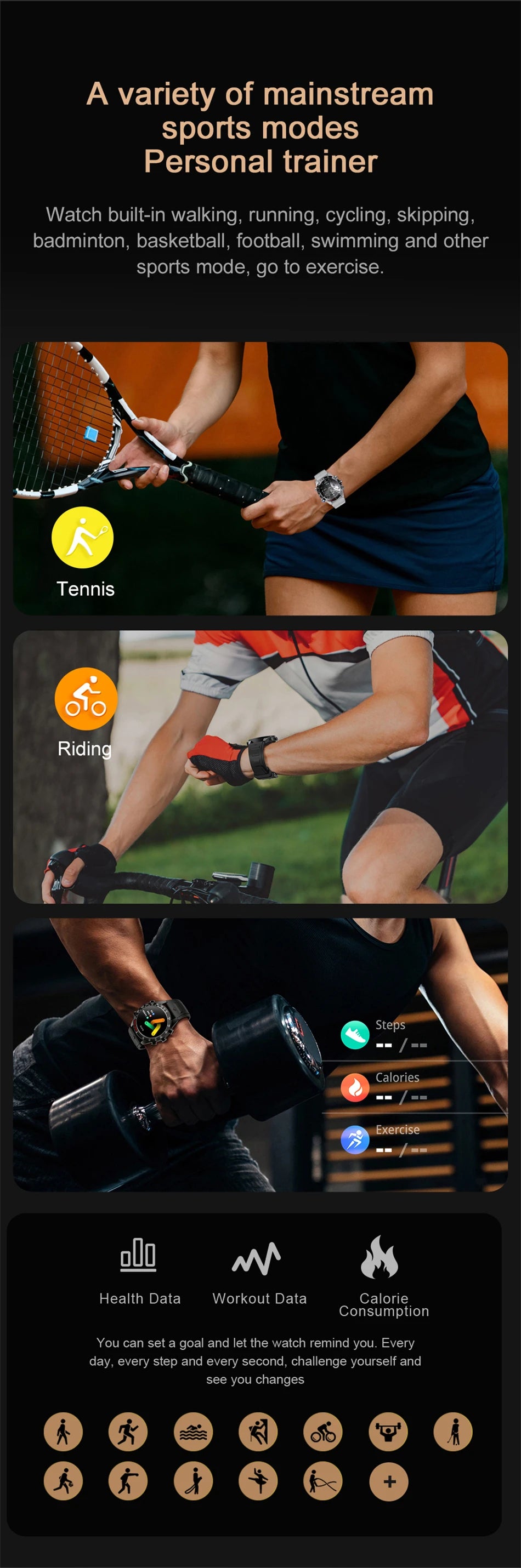 Men's Business Smart Watch AMOELD HD Screen Bluetooth Call Smartwatch NFC GPS Sports Smartwatch 2025 New