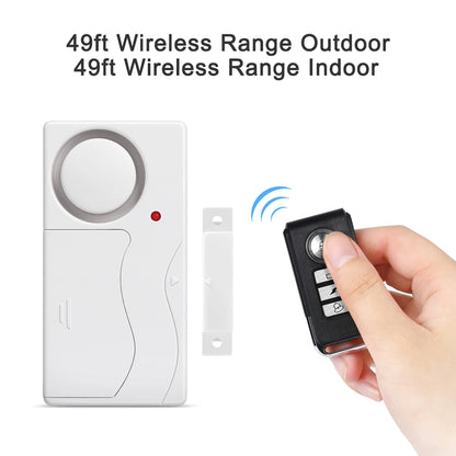 Camaroca Door Window Entry Security Wireless Remote Control Burglar Alarm Magnetic Sensor Alert System Security Protection