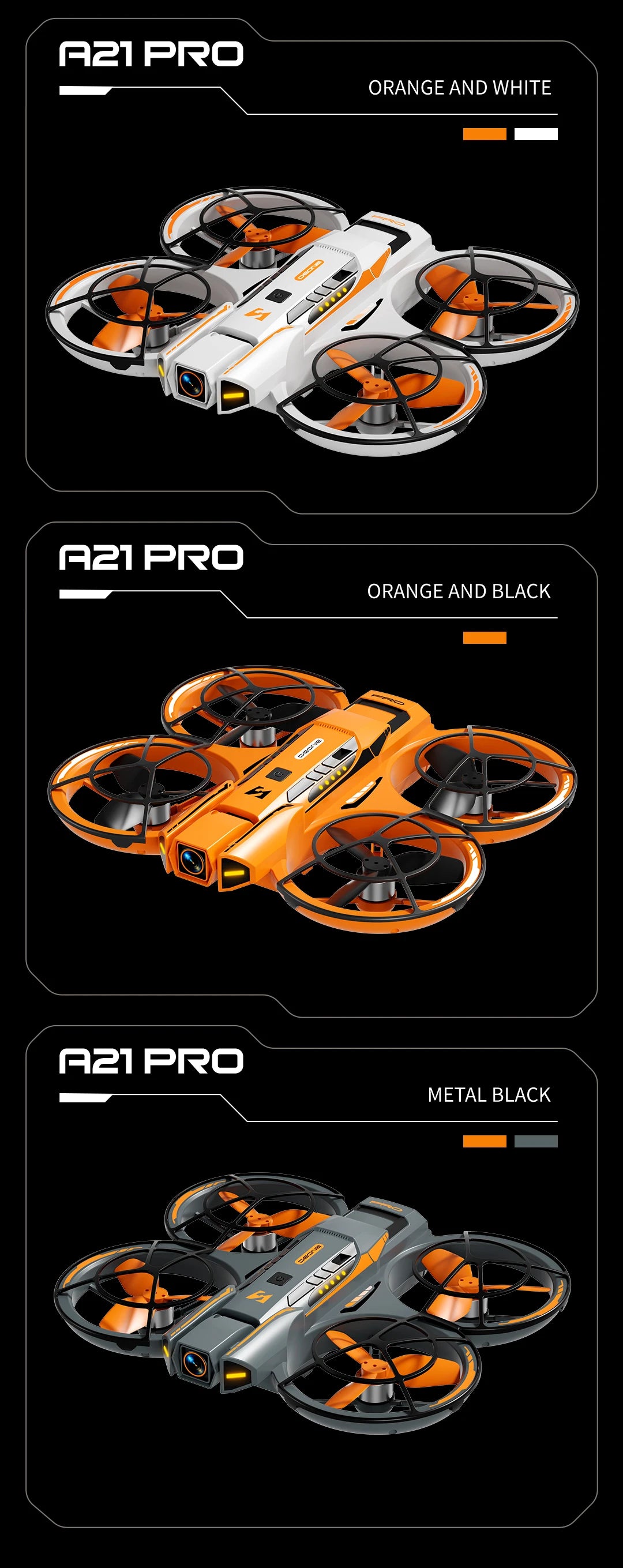Xiaomi A21 Pro Drone Professional 4K Aerial Avoiding Obstacle Drone FPV Remote Control Brushless Mecha Design Optical Flow Drone