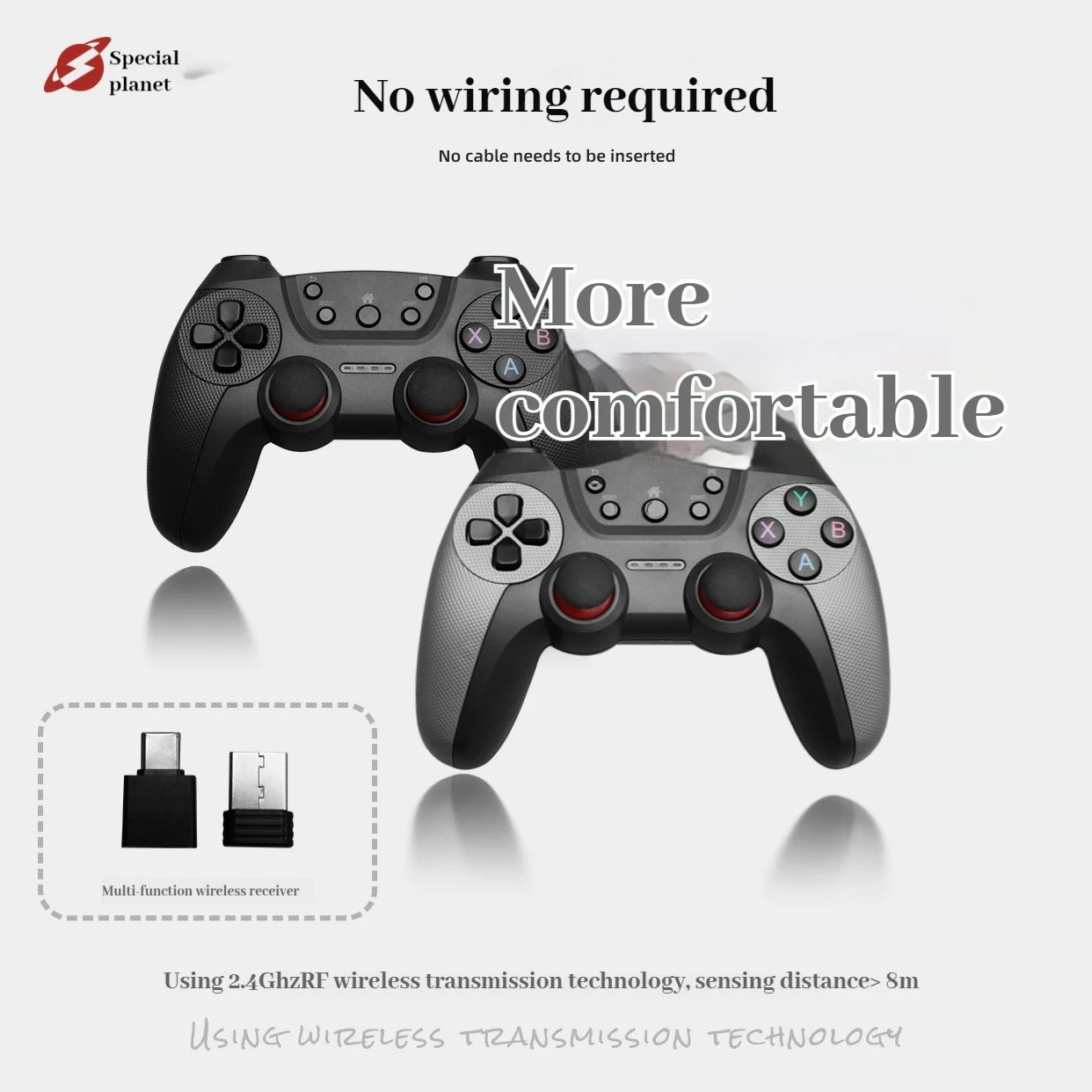 Gaming Controller Car Wireless FOR Model Y/3 Usb Connection Full Area Joystick Anti Slip Double Person Tv Computer Pc gamepad