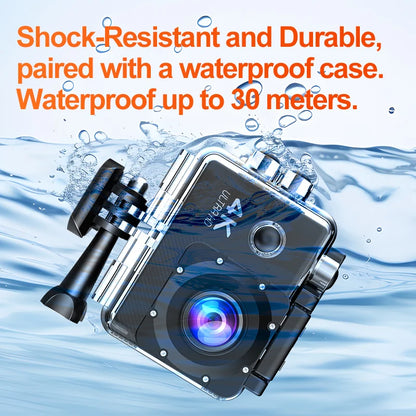 4K Action Camera 1080P 30FPS 170° Wide Angle Lens Outdoor Diving And Riding Sports Camera Ultra HD Pixels Sports Camera