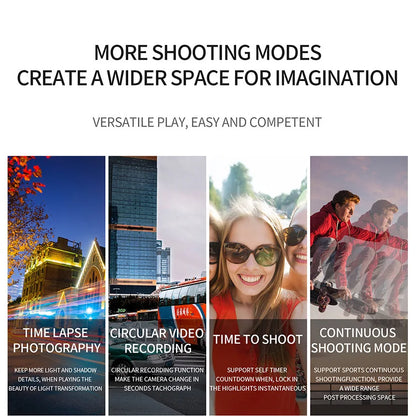 Action Camera 4K60FPS With Remote Control Screen Waterproof Sport Camera drive recorder Sports Camera Helmet Action Camera