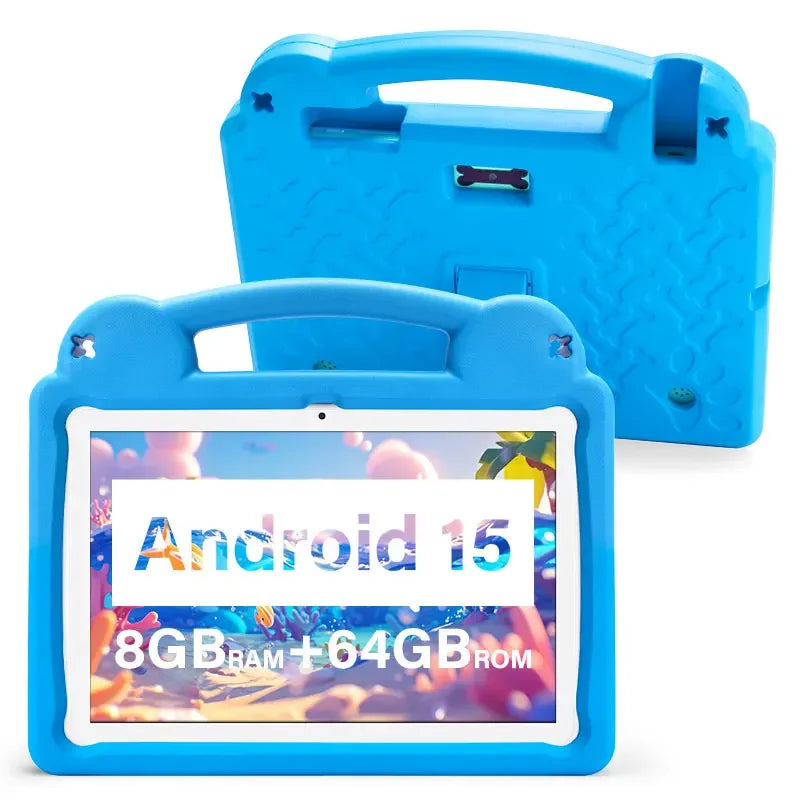 ANRY Kids Tablet 10.1inch Tablet Android 15 8GB(4+4 Expand) RAM 64GB ROM with Octa-Core 5000mAh Tablette 2025 Children's Gifts