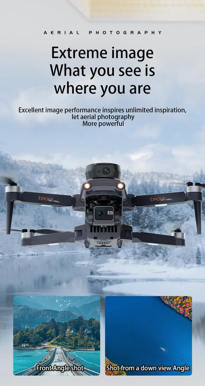 jjrc M105 3-axis Gimbal Screen Control relay version 4.5inch Remote Control Folding GPS Drone Brushless Obstacle Avoidance 8K HD