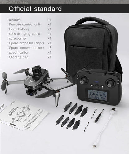 Baimu Toy SG109 MAX2 Professional FPV 8K Camera Drone with 3-Axis Gimbal 4KM Brushless GPS Quadcopter Obstacle Avoidance RC Dron