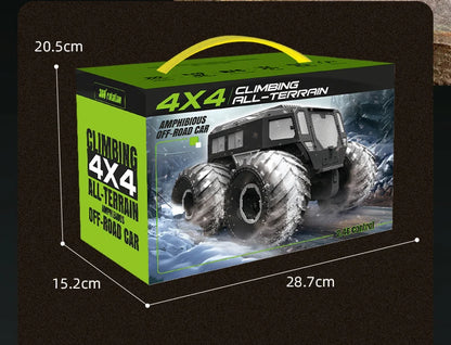 NEW RC Cars 4WD All Terrain Cross Country Car RC Water Land Amphibious 2.4G Toy Drift Racing Remote Control Car Kids Gift