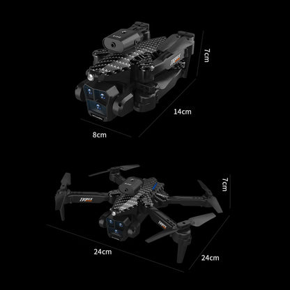 K10 MAX Drone Carbon Fibre Professional 8K HD Three Camera Obstacle Avoid Aerial Photography Optical Flow Brushless Quadrotor