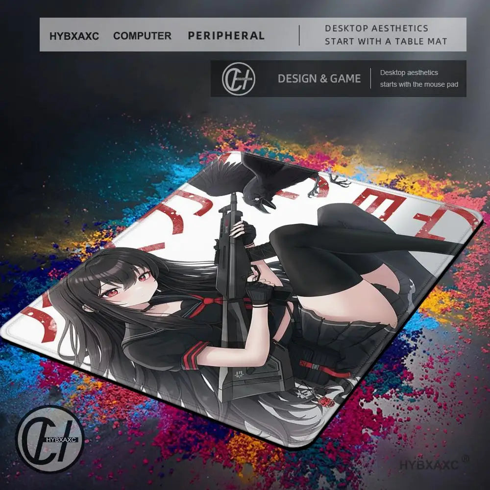 Large Gaming Mouse Pad Customizable Pattern Upgraded Smooth FPS Esports Office Gaming Desk Mat Gaming Accessories Rubber Mats