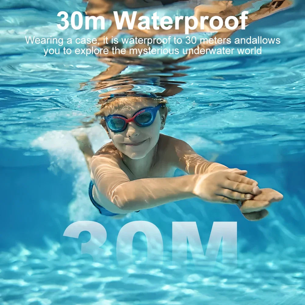 5K Action Camera 2.0'' Touch Screen 170° 30M Waterproof 5X Zoom WiFi Sport Camera With 2 in 1 Remote Control