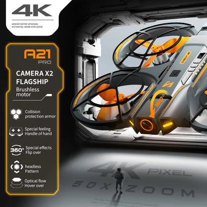 Xiaomi A21 Pro Drone Professional 4K Aerial Avoiding Obstacle Drone FPV Remote Control Brushless Mecha Design Optical Flow Drone