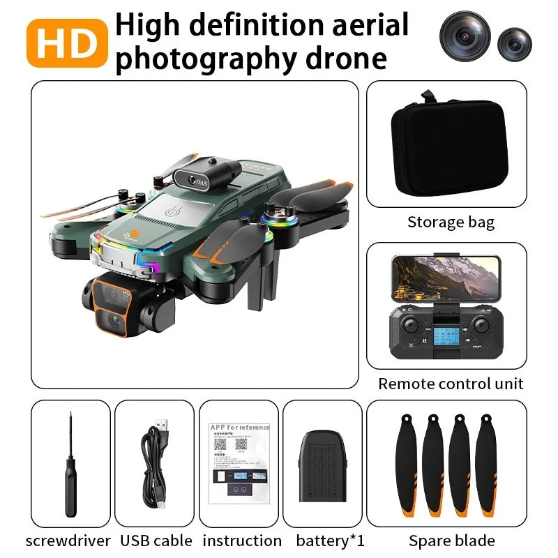 Xiaomi Mijia JS39 Drone 8K HD with Obstacle Avoidance&Optical Flow,Brushless Motor Foldable RC Quadcopter for Aerial Photography