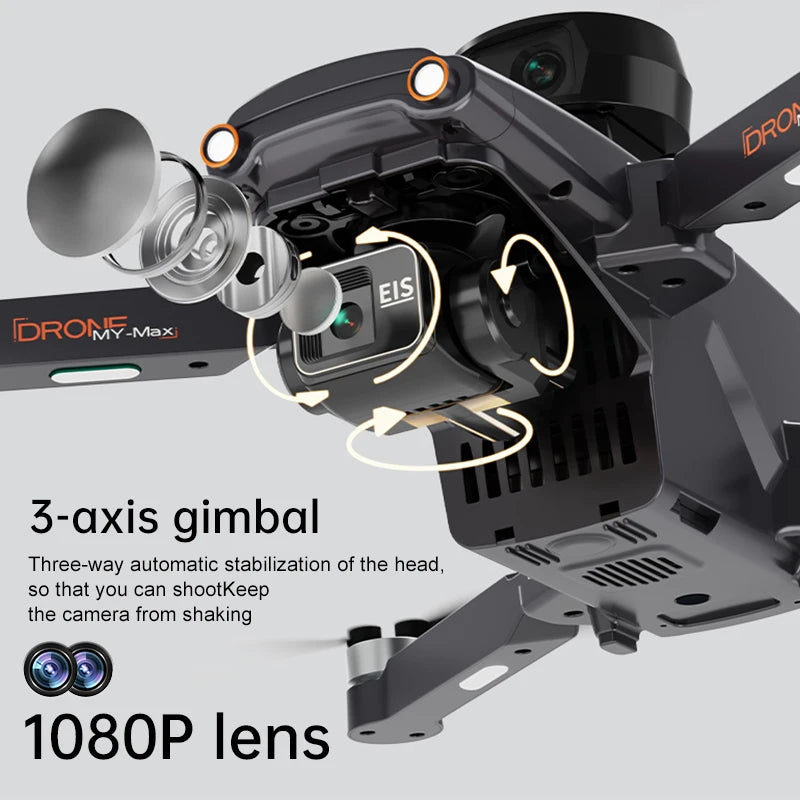 jjrc M105 3-axis Gimbal Screen Control relay version 4.5inch Remote Control Folding GPS Drone Brushless Obstacle Avoidance 8K HD