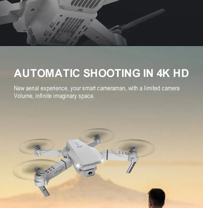 Foldable New E88 Pro RC Drone With 4K Professional 1080P Wide Angle Dual HD Camera WIFI FPV Quadcopter Height Hold