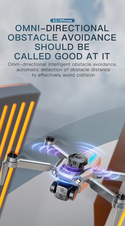 SG109 PRO Max Drone 4k GPS 8K HD Dual Camera Professional Aerial Photography UAV Brushless Motor Quadcopter Toys Aircraft