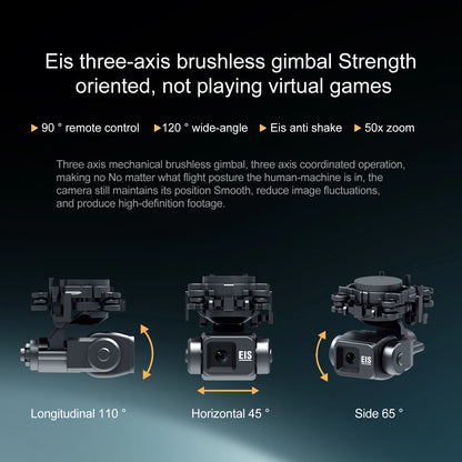 S155 MAX GPS Drone Professional 4K Camera 7.2-inch Touch Screen 3-Axis Gimbal EIS Relay Aircraft Obstacle Avoidance Dron Toy