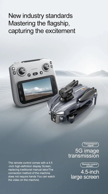 GPS MAX Drone with 8k professional HD camera 5G WiFi Brushless barrier avoidance Folding quadcopter