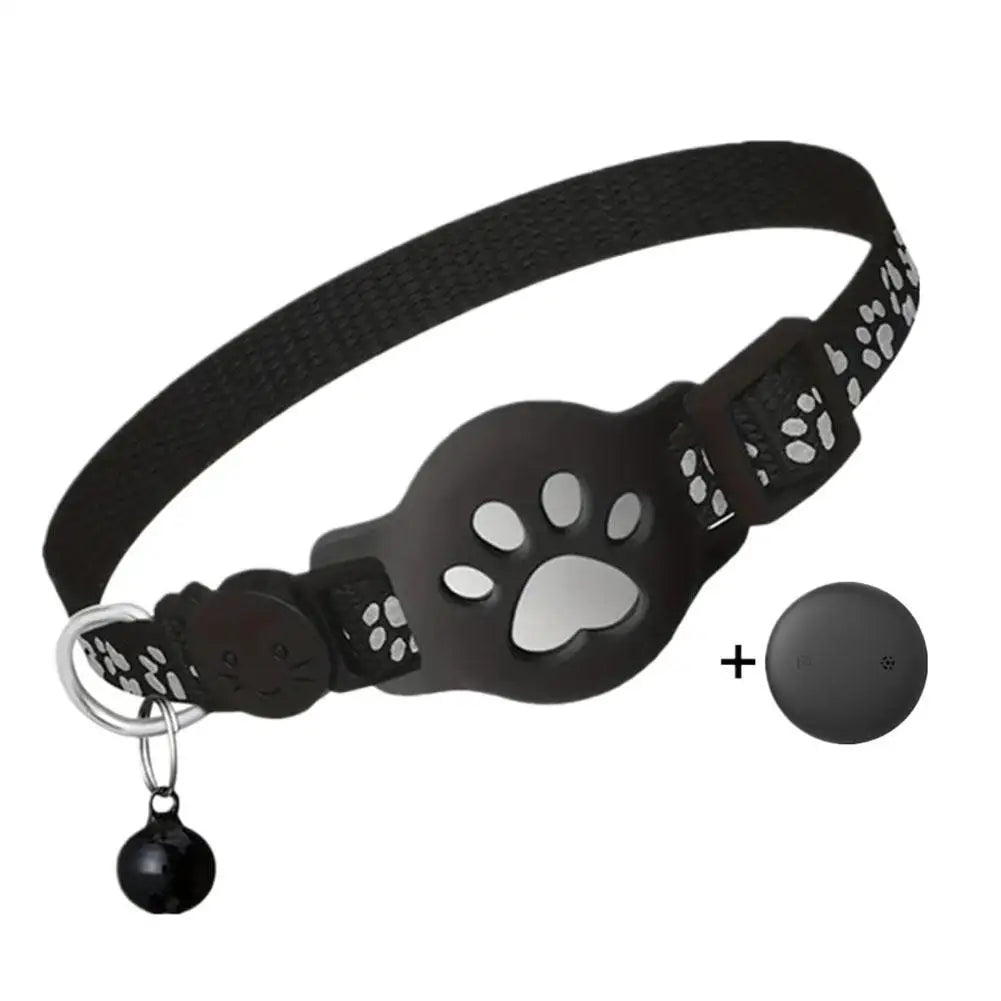  Pet Positioning Collar Waterproof Dog Cat GPS Animal Tracking Movement Alert Anti Lost Tracker Night Reflective Collar