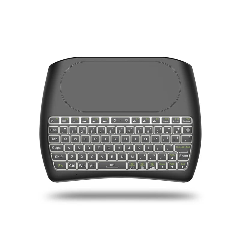 Mini Keyboard with Touch Pad 79 Keys 2.4G Wireless Colorful Backlight Rechargeable Keyboard Computer PC Laptop Portable Keyboard