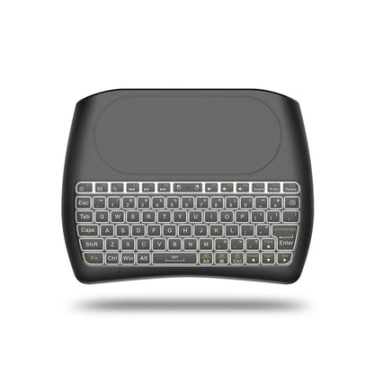 Mini Keyboard with Touch Pad 79 Keys 2.4G Wireless Colorful Backlight Rechargeable Keyboard Computer PC Laptop Portable Keyboard