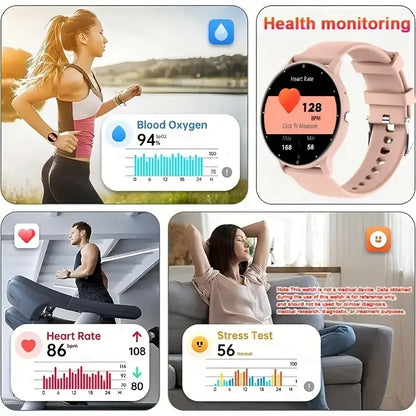 Smart Watch For Women Men 1.28"HD Display Multi Sports Modes Camera Control Music Control Sports Pedometer Watch For Android IOS