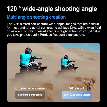 Xiaomi V86 Mini RC Drone 8K Aerial HD Intelligent Obstacle Avoidance Screen Remote Control Brushless Power GPS Helicopeter UAV