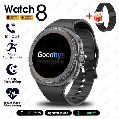 New DT Watch 8 Ultra Smart Watch Classic NFC Health Monitoring GPS Bluetooth Call IP68 Waterproof HD Smartwatch For IOS Android
