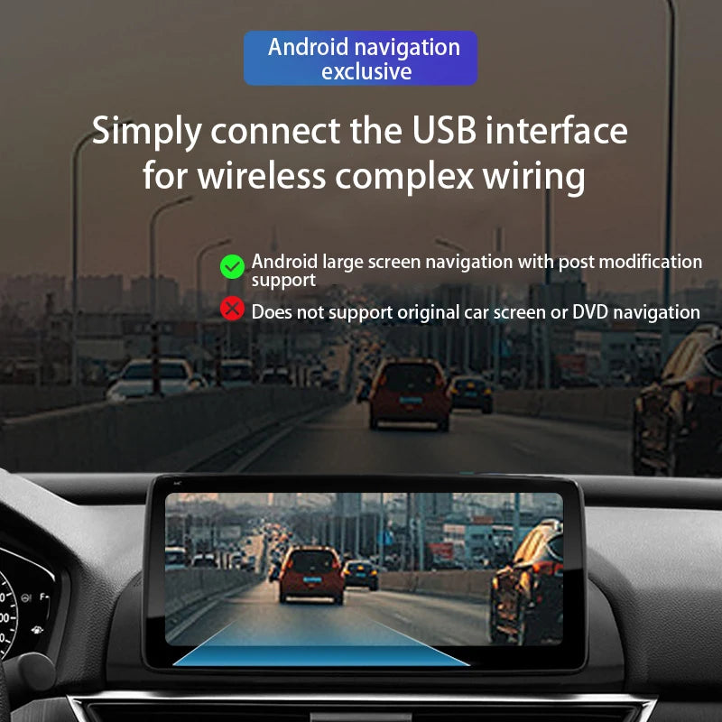 Dash Cam Car USB ADAS DVR HD1080P Special for Android Multimedia Player Dual-lens Front Rear 170 Degree Recorder Reverse Vision