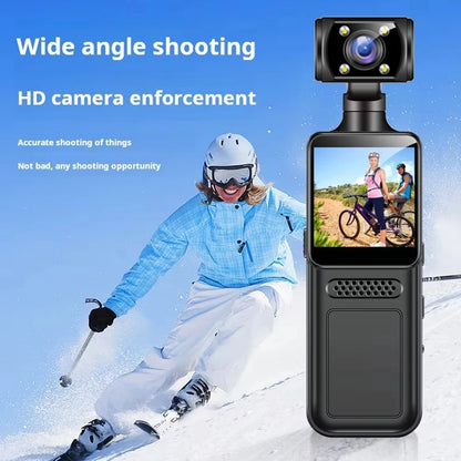 4K HD Action Camera 180 Rotatable Vlog WiFi Mini Sports Wearable Camera Infrared Night Vision Sports DV Bicycle Driver