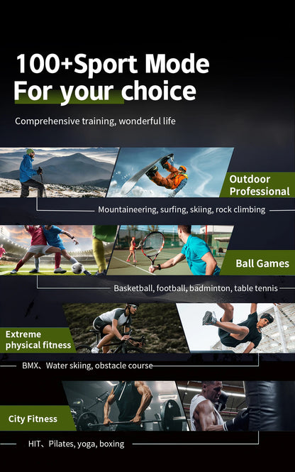 LIGE NEW Smart Watch Men 800mAh Large Battery Bluetooth Call IP67 Waterproof Smartwatch 100+Sport Health Monitor Smartwatches