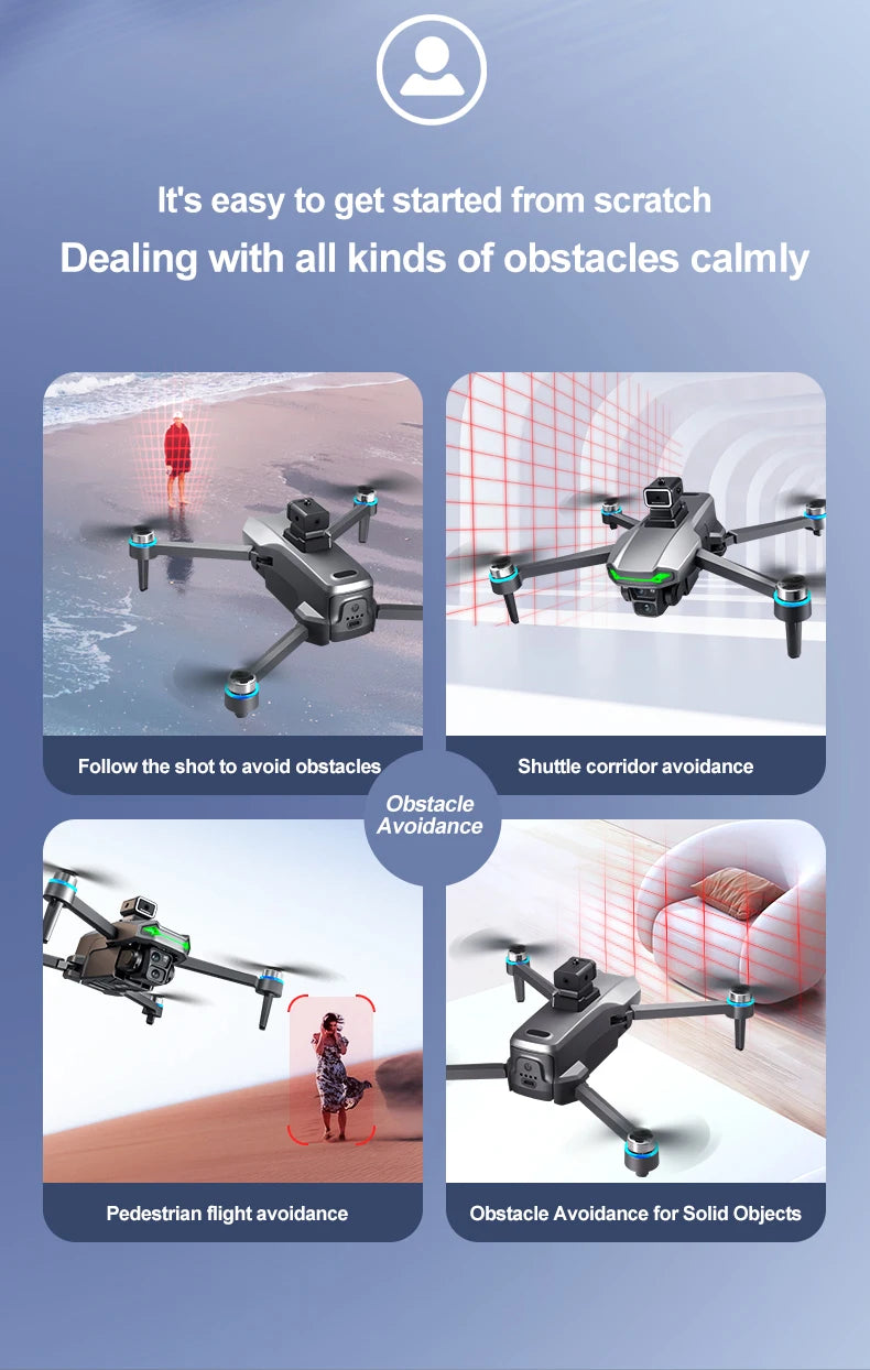 Beast SG601 PRO With Screen GPS Drone Aerial 8K HD Professional Quadcopter Obstacle Avoidance Brushless Remote Control Aircraft