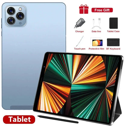 2025 Pad Tab 14 8 inch Android 12 16GB Ram 1TB Rom Dual SIM 10 Core Dimensity 9000 WPS GPS Bluetooth 10000mAh Original Tablet