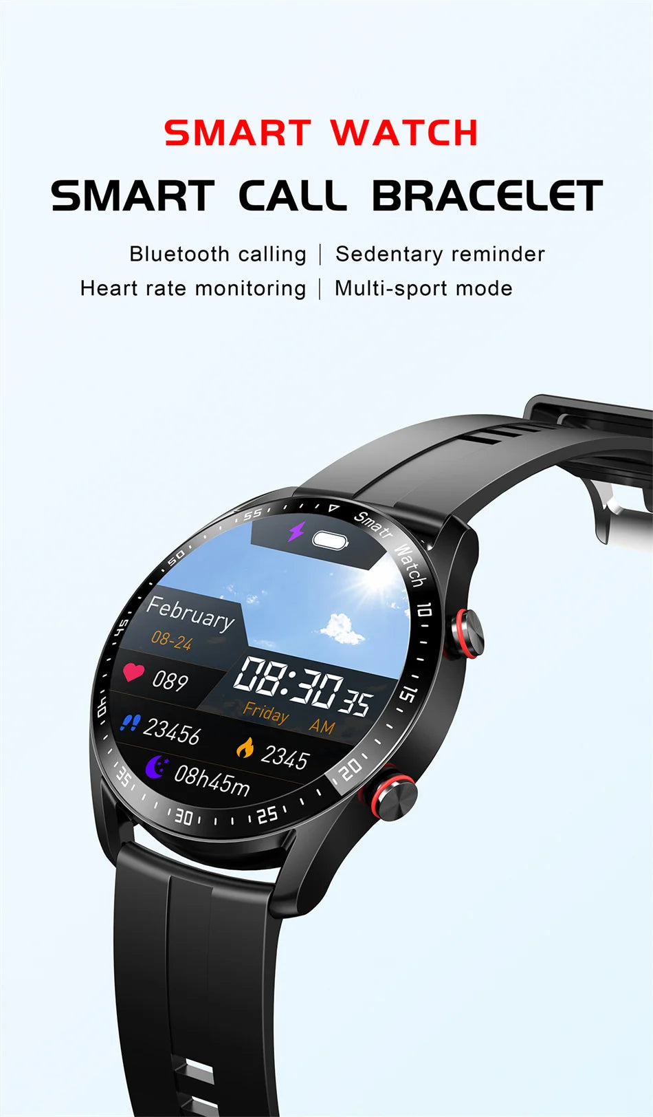 ECG+PPG Health Monitoring Smartwatches Men's 2025 New Business Watch Sports Fitness Bluetooth Call Smart Watch Android IOS